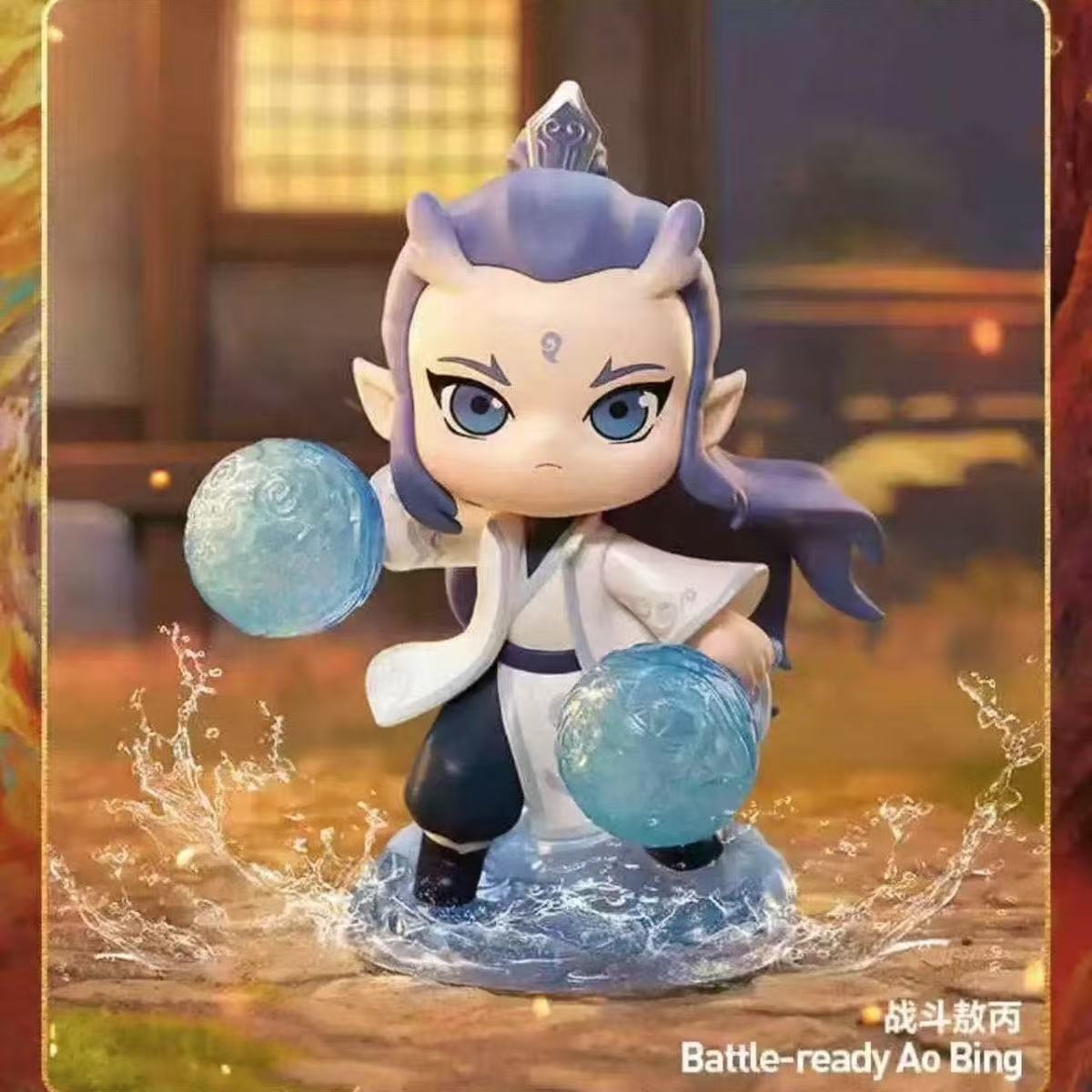 Bubble Mart Nezha: The Magic Children Who Make Waves in the Sea, Naturally Bound Series Blind Box