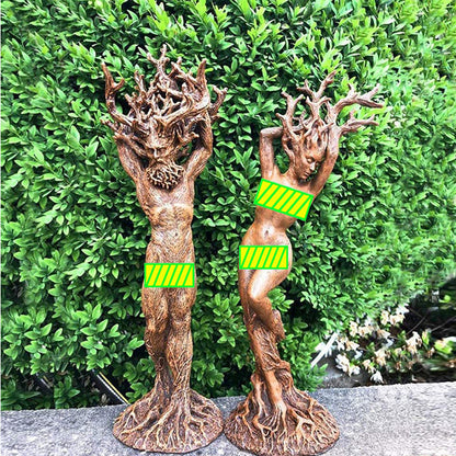 Forest Goddess Statue Resin Ornament